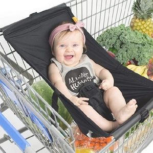 Binxy baby shopping cart hammock sling black